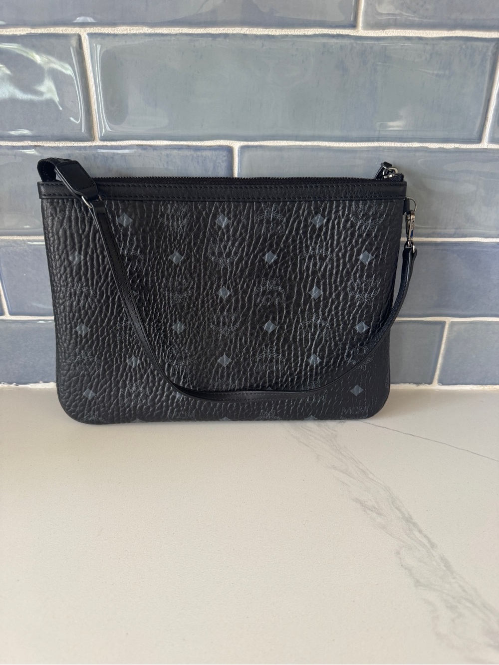 Mcm Liz black pouch/ shoulder bag